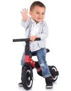 CHIPOLINO Tricicleta pentru copii Smarty Red 2 in 1 ghidon reglabil de la 1 ani si o greutate de pana la 25 kg