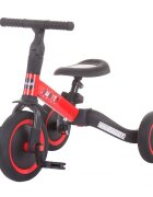 CHIPOLINO Tricicleta pentru copii Smarty Red 2 in 1 ghidon reglabil de la 1 ani si o greutate de pana la 25 kg
