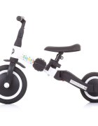 CHIPOLINO Tricicleta pentru copii Smarty White 2 in 1 ghidon reglabil de la 1 ani si o greutate de pana la 25 kg