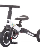 CHIPOLINO Tricicleta pentru copii Smarty White 2 in 1 ghidon reglabil de la 1 ani si o greutate de pana la 25 kg