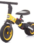 CHIPOLINO Tricicleta pentru copii Smarty Yellow 2 in 1 ghidon reglabil de la 1 ani si o greutate de pana la 25 kg