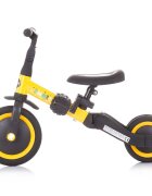 CHIPOLINO Tricicleta pentru copii Smarty Yellow 2 in 1 ghidon reglabil de la 1 ani si o greutate de pana la 25 kg