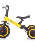 CHIPOLINO Tricicleta pentru copii Smarty Yellow 2 in 1 ghidon reglabil de la 1 ani si o greutate de pana la 25 kg