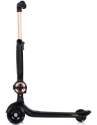 CHIPOLINO Trotineta pentru copii Bloomi black cu sezut 3 roti cu lumini ghidon reglabil greutate admisa 50 kg