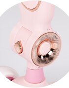 CHIPOLINO Trotineta pentru copii Bloomi pink cu sezut 3 roti cu lumini ghidon reglabil greutate admisa 50 kg