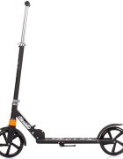 CHIPOLINO Trotineta pliabila Omega Black cu ghidon reglabil cadru din aluminiu baza anti-alunecare cric greutate admisa 100 kg