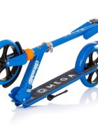 CHIPOLINO Trotineta pliabila Omega Blue cu ghidon reglabil cadru din aluminiu baza anti-alunecare cric greutate admisa 100 kg