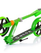 CHIPOLINO Trotineta pliabila Omega Green cu ghidon reglabil cadru din aluminiu baza anti-alunecare cric greutate admisa 100 kg