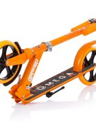 CHIPOLINO Trotineta pliabila Omega Orange cu ghidon reglabil cadru din aluminiu baza anti-alunecare cric greutate admisa 100 kg