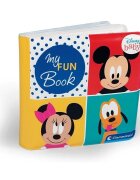 CLEMENTONI Carticica Disney pentru baita care ajuta la dezvoltarea simturilor