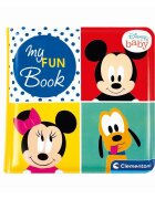 CLEMENTONI Carticica Disney pentru baita care ajuta la dezvoltarea simturilor