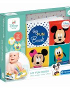 CLEMENTONI Carticica Disney pentru baita care ajuta la dezvoltarea simturilor