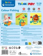 CLEMENTONI Joc educativ de logica pentru copii pestisori colorati din plastic reciclat