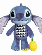 CLEMENTONI Jucarie pentru copii - Plus Disney Stitch pentru dezvoltarea senzoriala ce se poate agata la carut sau patut