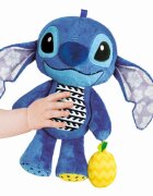 CLEMENTONI Jucarie pentru copii - Plus Disney Stitch pentru dezvoltarea senzoriala ce se poate agata la carut sau patut