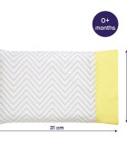 Clevamama Fata de perna Grey pentru bebelusi cu imprimeu 31x22 cm