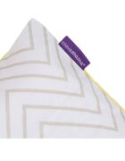 Clevamama Fata de perna Grey pentru bebelusi cu imprimeu 31x22 cm