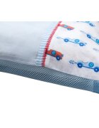 Clevamama Fata de perna pentru bebelusi bleu cu imprimeu 7506
