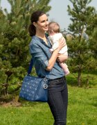 Clevamama Geanta multifunctionala Ellie Messenger Navy