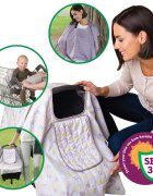 Clevamama Husa de calatorie 3 in 1 lime