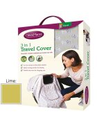 Clevamama Husa de calatorie 3 in 1 lime