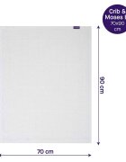 Clevamama Paturica din bumbac 70 x 90 cm White 3453
