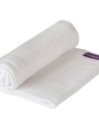 Clevamama Paturica din bumbac 70 x 90 cm White 3453