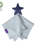 Clevamama Paturica din bumbac organic cu jucarie Star 3495