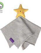 Clevamama Paturica din bumbac organic cu jucarie Star 3496