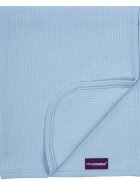 Clevamama Paturica din bumbac Waffle Weave 120 x 140 cm Blue 3464