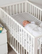 Clevamama Paturica din bumbac Waffle Weave 120 x 140 cm White 3465