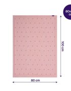 Clevamama Paturica tricotata din bumbac organic 80x100 cm 3491