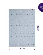 Clevamama Paturica tricotata din bumbac organic 80x100 cm 3492