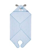 Clevamama Prosop de baie Bamboo Puppy blue