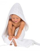 Clevamama Prosop de baie White pentru bebelus si mama