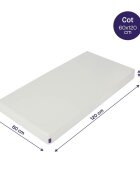 Clevamama Saltea antialergica din spuma 60x120x10 cm 3119