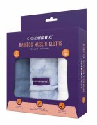 Clevamama Set 3 paturici de muselina albastru 3540