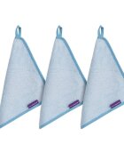 Clevamama Set 3 prosoape pentru fata bebelusi 3514