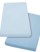 Clevamama Set cearceaf cu elastic 120cm x 60cm 3323 bleu
