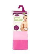 Clevamama Set cearceaf cu elastic 120cm x 60cm roz
