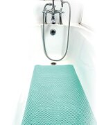 Clevamama Set covoras antiderapant si genunchiera pentru baie bleu