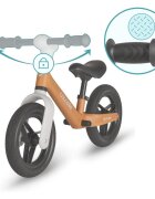 COCCOLLE Bicicleta fara pedale First Way Cookie Beige 2-6 ani Roti 10 inch din PU Ghidon reglabil Greutate admisa 30 kg Sa Reglabila