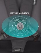 COCCOLLE Carucior modular 2 in 1 Serry Jet Black + Scoica auto iSize Knox Black