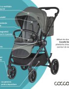 COCCOLLE Carucior modular 2 in 1 Serry Moss Green + Scoica auto iSize Knox Black