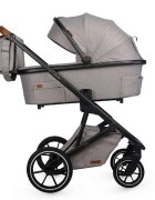 COCCOLLE Carucior modular 2in1 Nessia certificat EN1881-2-2018 pana la 22 kg Roti mari de cauciuc cu suspensie Piesa reversibila Landou cu saltea anti-reflux Copertina XXL cu protectie UV 50+ Maner telescopic Pliere com