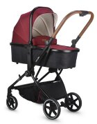 COCCOLLE Carucior modular 3 in 1 Saliara Cabernet + Scoica auto iSize Knox Black