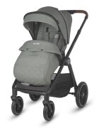 COCCOLLE Carucior pentru copii Aspen Moss Green modular 4 in 1 cu scoica auto iSize Knox Black si baza isofix iSize Knox