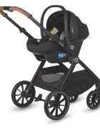 COCCOLLE Carucior pentru copii Aspen Moss Green modular 4 in 1 cu scoica auto iSize Knox Black si baza isofix iSize Knox