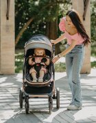 COCCOLLE Carucior pentru copii Melora Moonlit Grey 3 in 1 Transformabil Reversibil Cadru din aluminiu Pliere compacta Maner ajustabil Spatar reglabil si Accesorii incluse