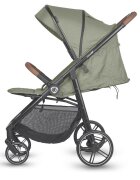 COCCOLLE Carucior sport Finley cu pliere automata pozitie de somn roti detasabile spatar reglabil centura de siguranta in 5 puncte extensibila cu ventilatie husa picioruse sarcina maxima 22 kg Moss Green